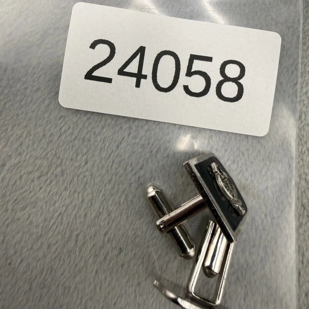 Vintage Masonic Cufflinks‎ Silver Tone